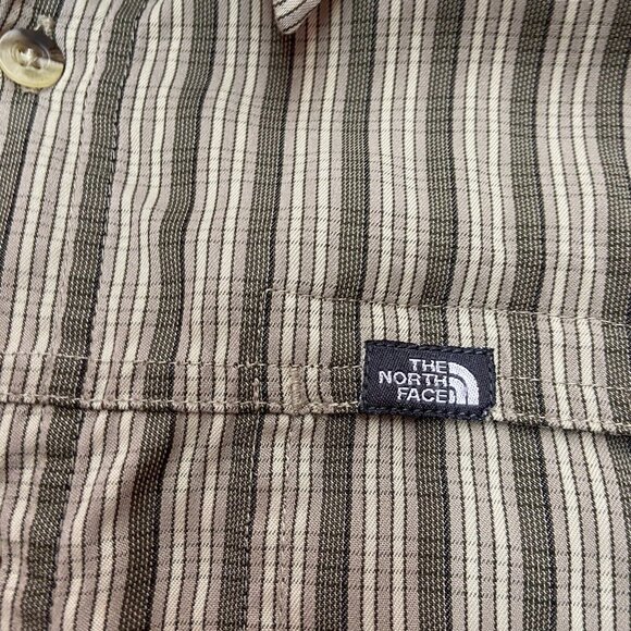The North Face Brown Button Down Shirt Size Large - Picture 2 of 14